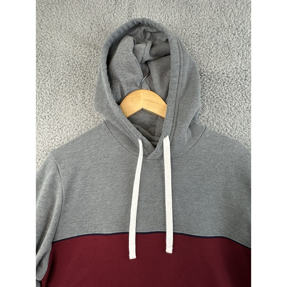 Under Armour Vintage 96 Collection Hoodie Mens Medium Loose Maroon Gray Pockets